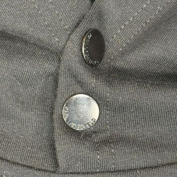 KARL LAGERFELD® PARIS  |  BLACK HOODED SWEATER  |  NEW w/ TAGS  |  MEN-L  | - Picture 5 of 16